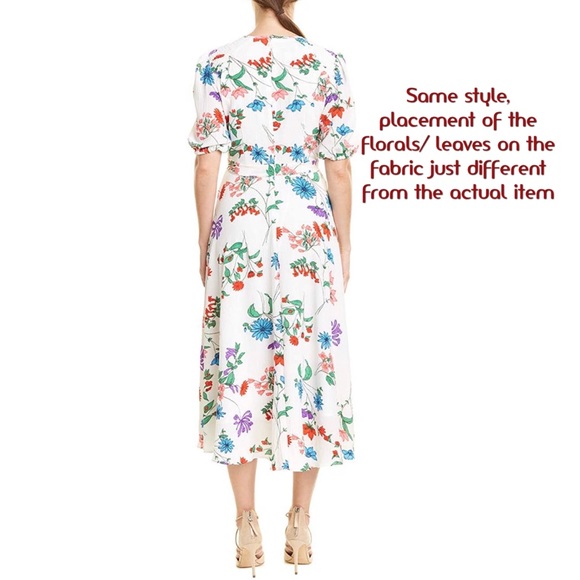 👯♀️Host Pick⚡️Donna Morgan Puff Sleeve Midi Dress - Picture 2 of 12